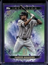 Parker Meadows 2024 Topps Inception #62 Rookie Purple #007/150