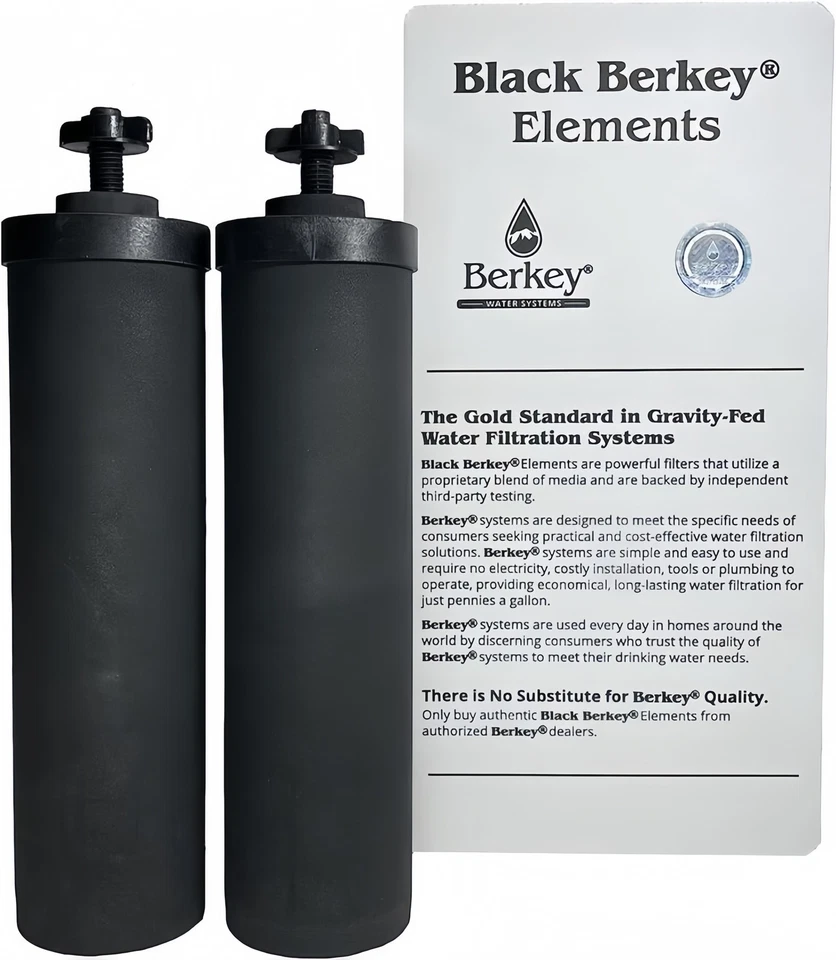 4x Berkey Authentic Black BB9 Water replacement Filters For Berkey Water System - Image 2 of 4