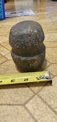 Antique American Indian Grooved Stone Man Maul Tool - Authenticated!  Nice!