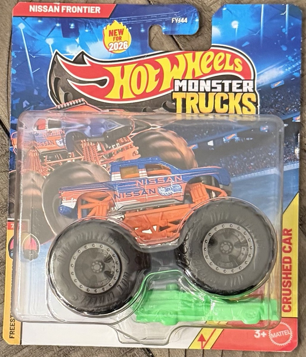 Hot Wheels Monster Trucks Nissan Frontier Freestyle Wreckers #7/11