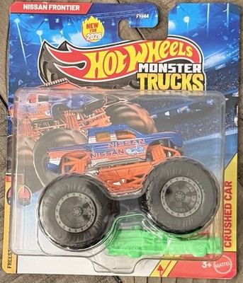 激レアHot Wheels Nismo & Monster Trucksセット Hot Wheels Monster Trucks Nissan Frontier Freestyle Wreckers #7/11