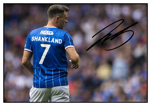 12616. Lawrence Shankland Signed Pictures (A4 Prints) Hearts Scotland Dundee etc