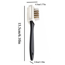 1/2Pcs3Side Cleaning Convenience S-Shaped Shoe Brush Cleaning Shoe Brush Cleanin