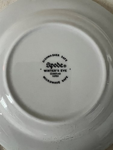 Spode Winter's Eve Single 6" Replacement - Picture 4 of 4