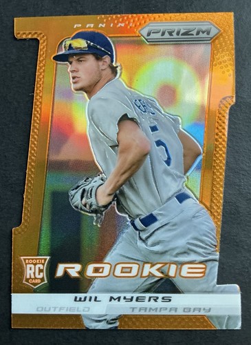 2013 Panini Prizm Orange Prizm Die-Cut Wil Myers #’d /60 Rays RC #267 - Photo 1/3