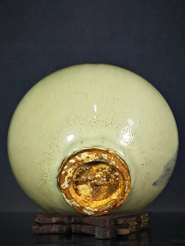 Antiguo cuenco chino de porcelana S017 Foto 3 de 4