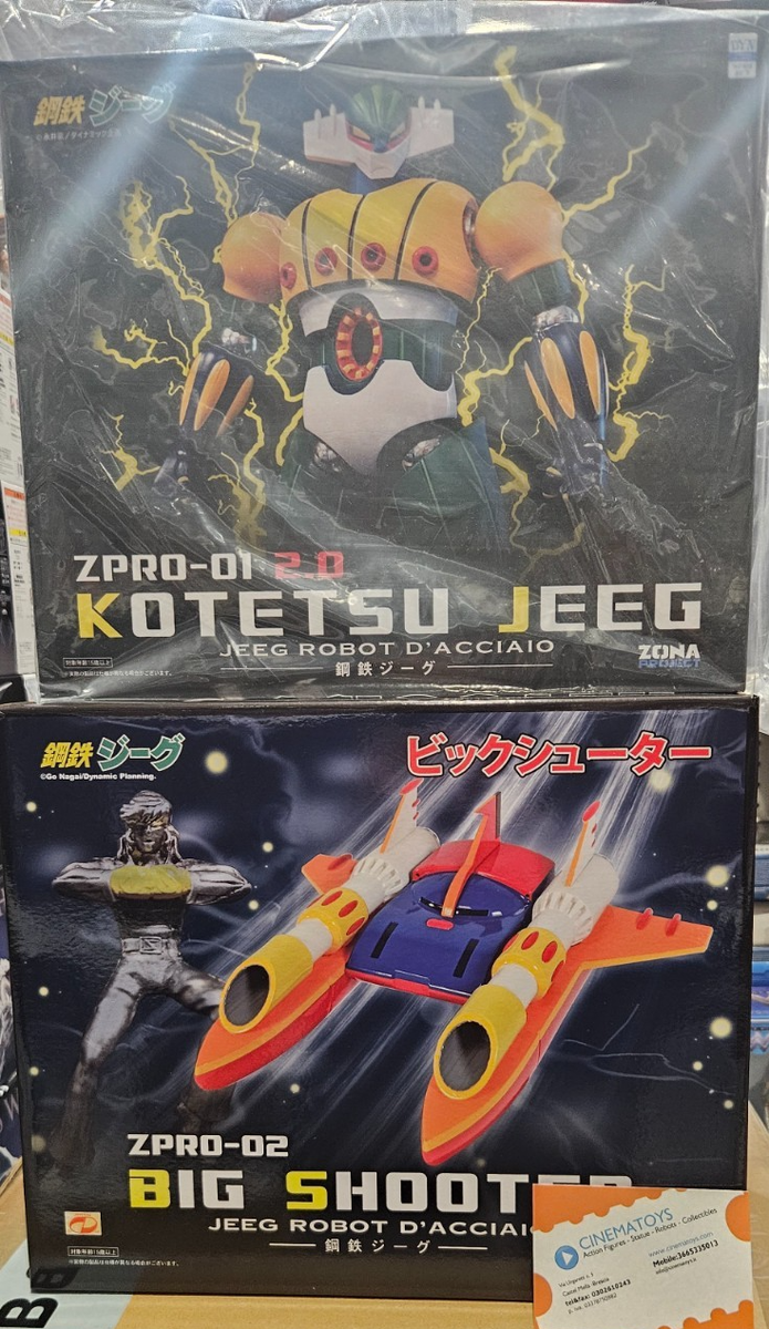 ZPRO-01 Kotetsu Steel Jeeg Robot d'Acciaio 2.0 + Big Shooter Zona ZPRO-01 Kotetsu Steel Jeeg Robot d'Acciaio 2.0 + Big Shooter Zona