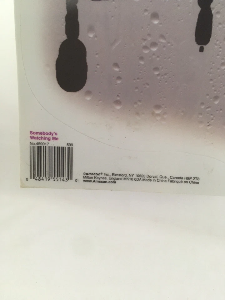 Somebody’s Watching Me Glass Mirror Grabber Skeleton Halloween Window Decoration - Image 2 of 3