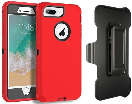 Rugged Defender Case for iPhone 7 / 8 / Plus / With (Beltclip Fits Otter Box) - Picture 12 of 20