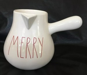 RAE-DUNN-2018-Christmas-LL-034-MERRY-034-Cocoa-Pot-FREE-SHIPPING