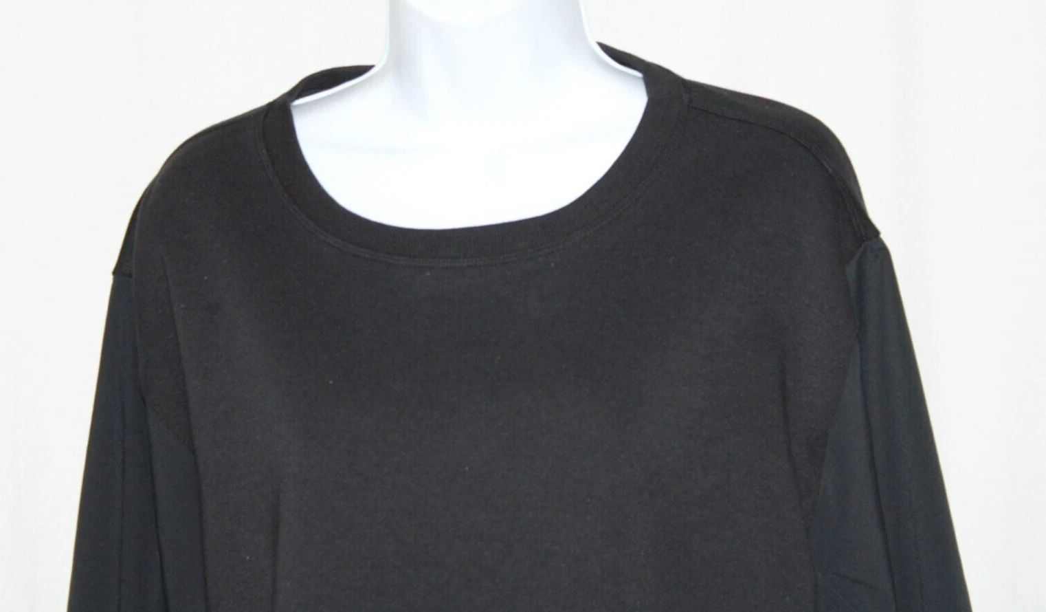 athleta harlow hybrid crop cotton stretch long sleeve 