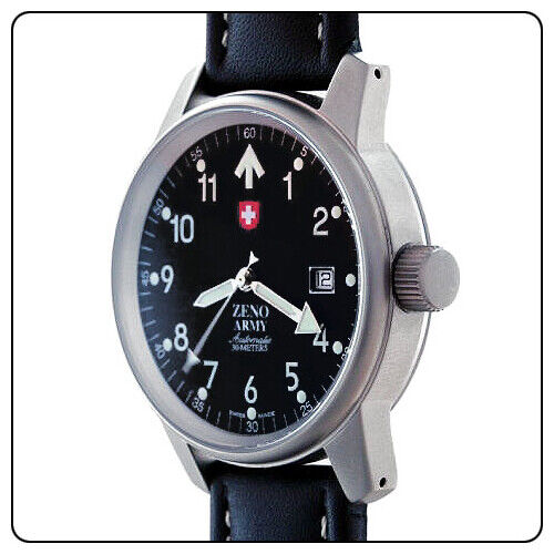 Mens Watch - Zeno Army Pilot “Fliegeruhr” - New - 第 1/4 張圖片