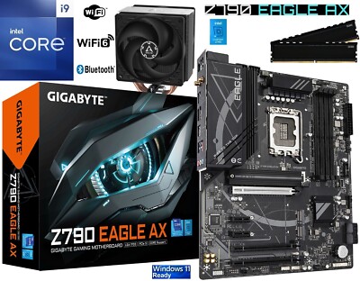 PC Aufrüstkit Intel Core i9-14900K bis 64GB DDR5 mit GIGABYTE Z790 Eagle AX