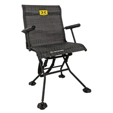 Hawk Hunting Stealth Spin Blind Chair w/ Pivoting Feet, Steel Frame #HWK-HS3103