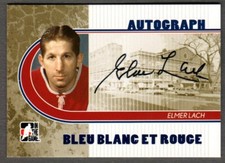 2008-09 In th Game - ELMER LACH - ITG -  Autograph - #A-EL1
