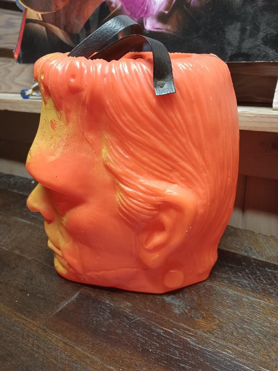 1964 Frankenstein Glenn Strange Clintoy Blow Mold Halloween Candy