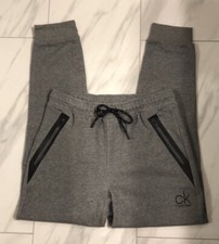 Calvin Klein Men  s Gray Sweatpant Joggers MSRP 79.50 XL New
