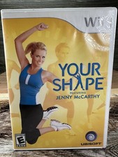 Nintendo Wii - Your Shape Jenny McCarthy Exercise Fitness Game - Clean Tested