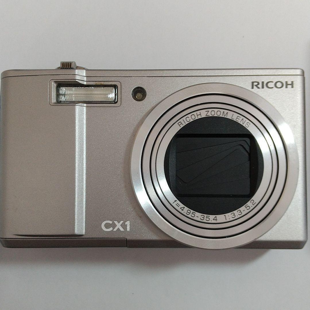 Ricoh CX1 9.21MP Digital Camera Silver zoom Tested Working