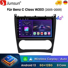 9" Android 14 Carplay Autoradio Für Mercedes Benz C Klasse W203 CLK W209 6+128GB 9" Android 14 Carplay Autoradio Für Mercedes Benz C Klasse W203 CLK W209 6+128GB