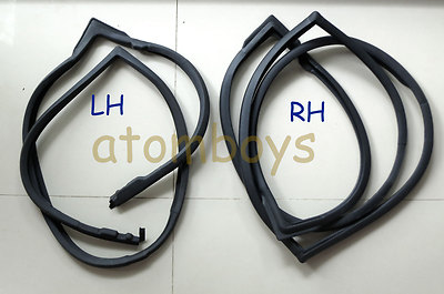 Rear Body Side Weatherstrip Seal For Toyota Land Cruiser FJ40 / BJ40 – Rubber, Black