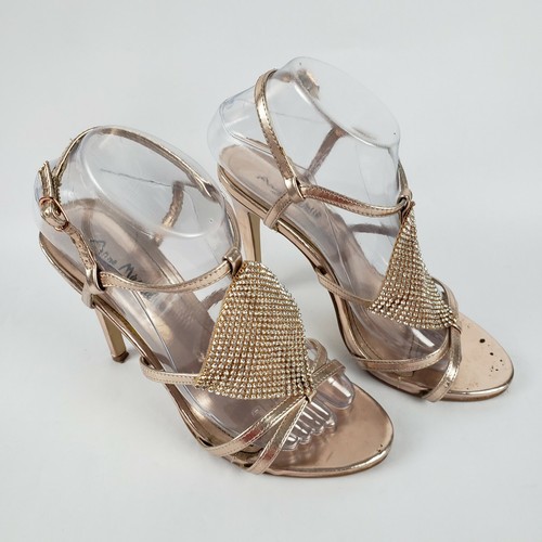 Anne Michelle Ankle Strap Party Sandals 