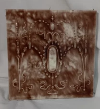 Antique Victorian Cambridge Fireplace Surround Art Tile 6" 