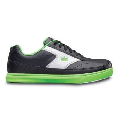 Brunswick Renegade Bowling Shoes Black Neon Green