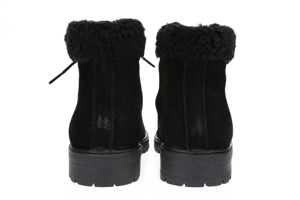 TOPSHOP Mujer Negro Gamuza Botines Talla 38 ¡NUEVOS! 229079 Foto 4 de 4