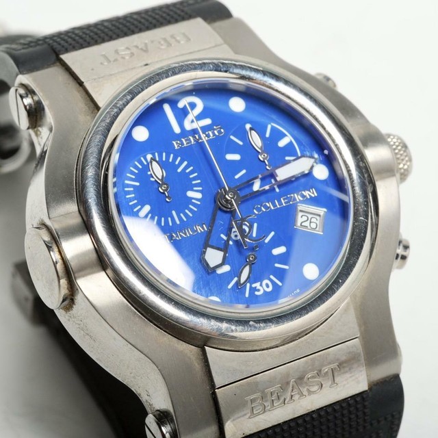 RENATO BEAST TITANIUM COLLEZION LIMITED ED. 95/180 MEN'S WRIST WATCH