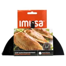 Imusa Jumbo Empanada Maker Turnover Press Dumplings Plastic 71006 Black 2 Pack