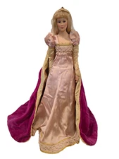 Vintage Franklin Mint Rapunzel Heirloom Porcelain Doll 19" by Gerda Neubacher