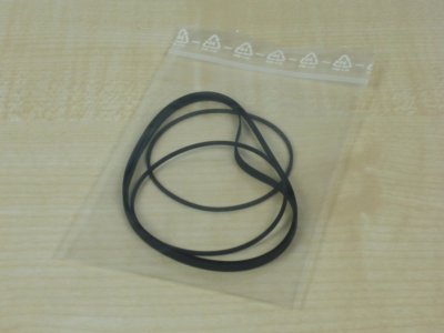 Riemenset für Sony TC-WE435 (2 x Capstanriemen, 2 x Vierkantriemen)