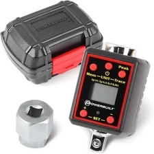 Powerbuilt 940962 1/2" Drive Digital Torque Adapter, 29 to 147 ft-lbs , Black