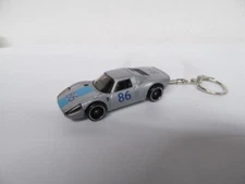 Hot Wheels New - Silver Porsche 904 Carrera GTS  Custom KEY CHAIN