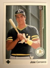 Jose Canseco 1989 Upper Deck #371 Oakland Athletics