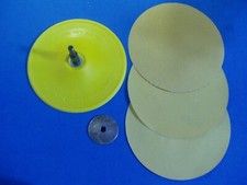 5" UNIVERSAL SANDING DISC BACKER PAD WITH 3 SANDING DISCS PSA STICK ON DISCS