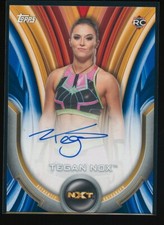 Tegan Nox 2020 Topps WWE Women's Division Roster Auto Blue RC /25