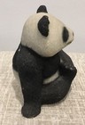 Panda Bear Figurine Sand Stone Rock Sculpture — photo 6
