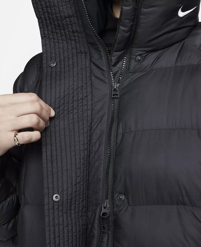 NIKE Swoosh Puffer PrimaLoft Therma-FIT Oversized Parka Size Medium RRP $360 New - Picture 6 of 22