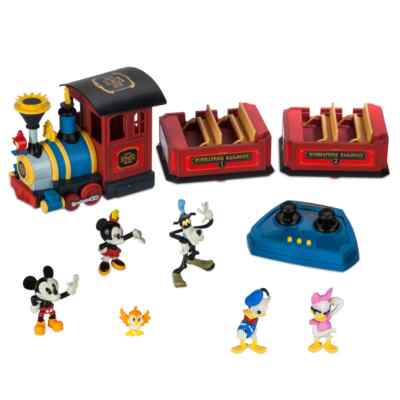 Disney Parks Mickey Runaway Railway Remote Control Trackless Train - New