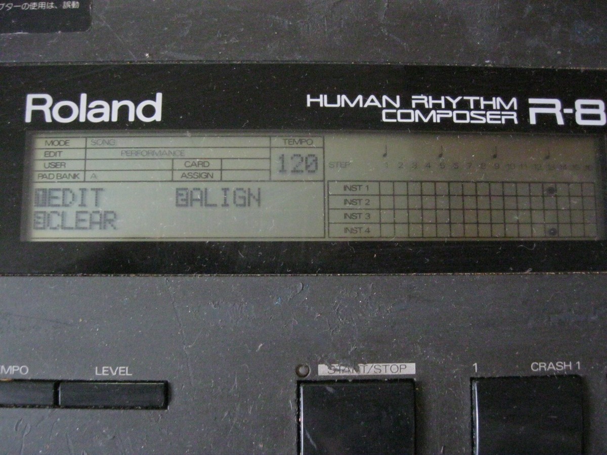ROLAND R8 DRUM MACHINE Human Rhythm Composer | eBay