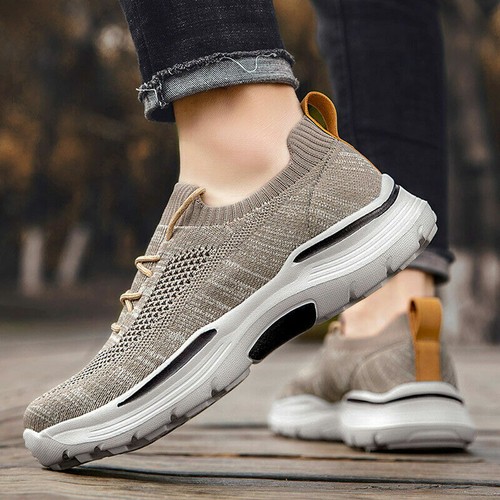 Mens Summer Breathable Mesh Loafers 