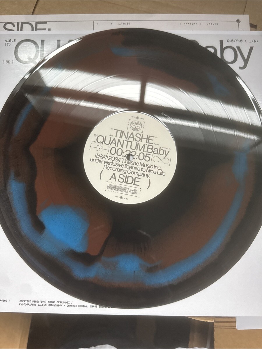 Autographed Signed Tinashe Quantum Baby Black Brown Blue