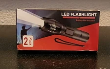 Rechargeable Flashlight 2-Pack