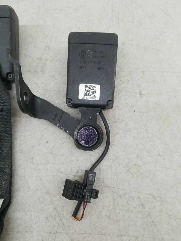 Оригинальная защелка для правого левого заднего нижнего ремня BMW 540I 530I M5 G30 F90 72117475017 - Изображение 2 из 4