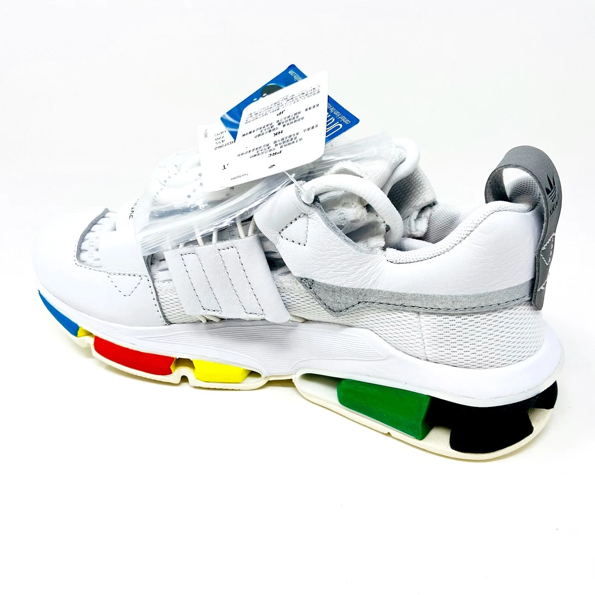 Adidas Twinstrike ADV Oyster Holdings White Rainbow Mens 5 Womens