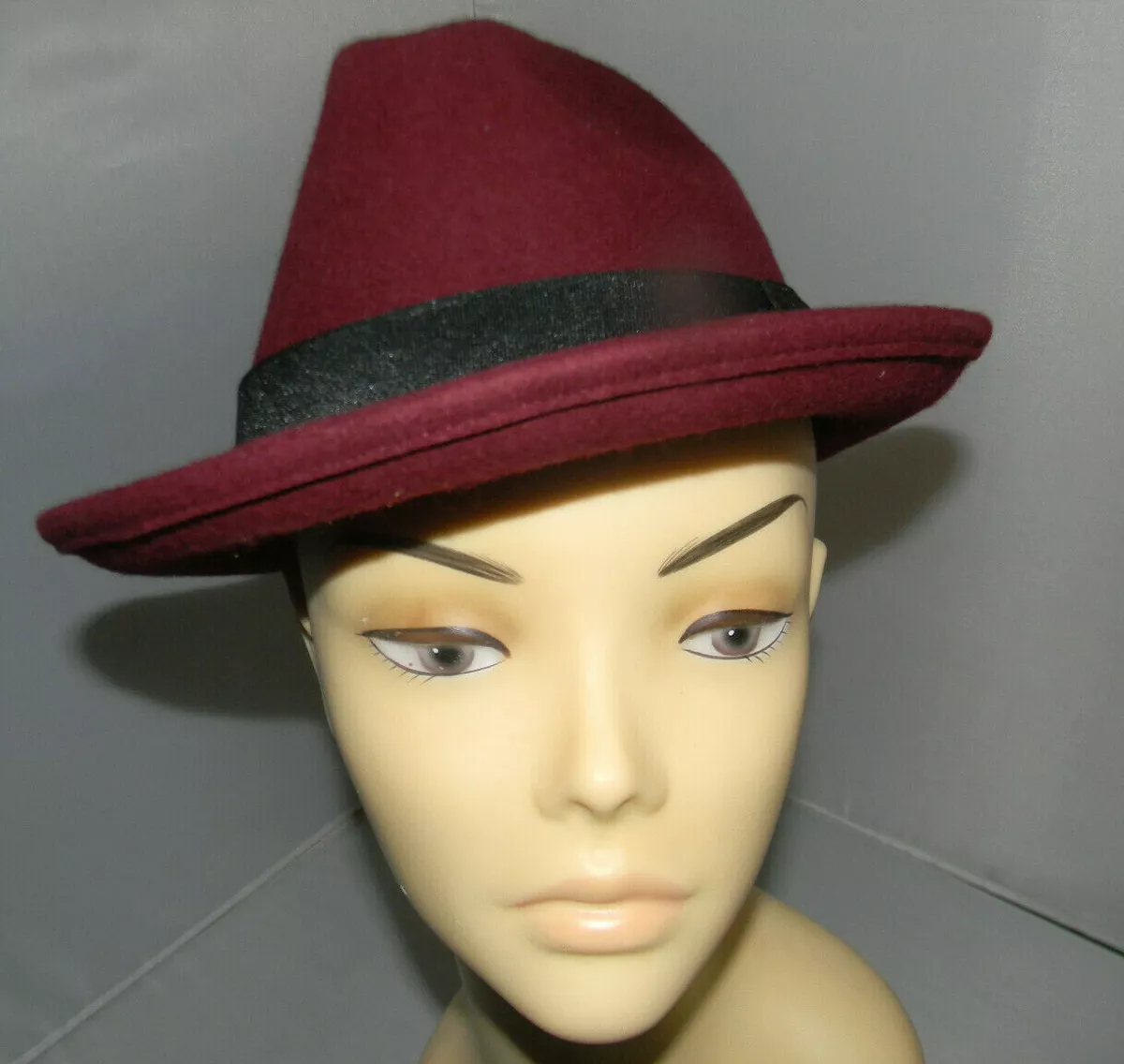 Ladies on sale burgundy hat