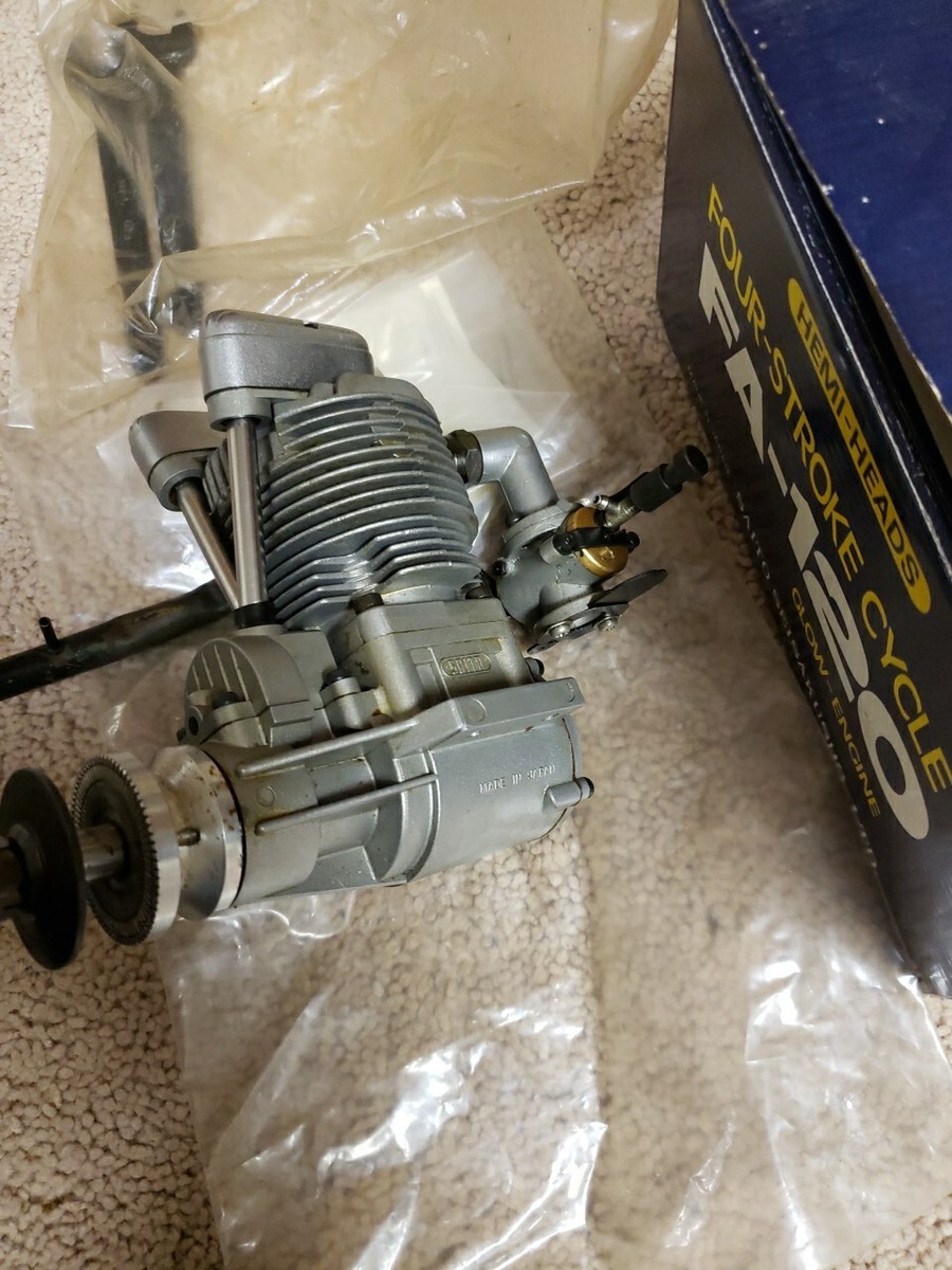 SAITO 4ストロークエンジン　FA-120（DP） Saito Engine - Saito FA-120 four stroke engine - Nice | eBay