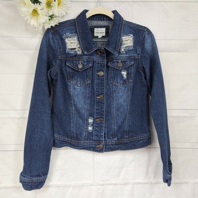 basic denim wax jean jacket